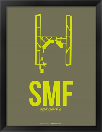 Framed SMF Sacramento 3 Print