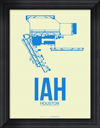 Framed IAH Houston Airport 3 Print