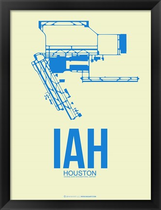 Framed IAH Houston Airport 3 Print