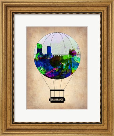 Framed Grand Rapids Air Balloon Print