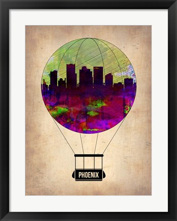 Framed Phoenix Air Balloon Print