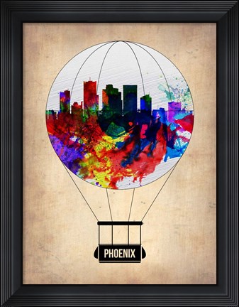 Framed Phoenix Air Balloon 2 Print