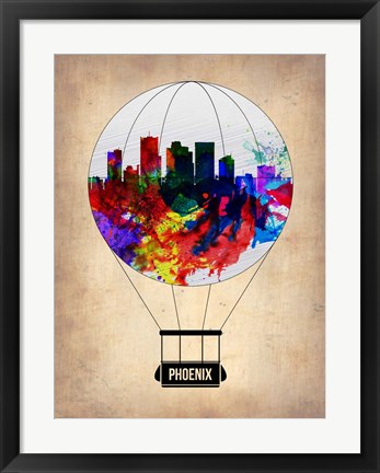 Framed Phoenix Air Balloon 2 Print