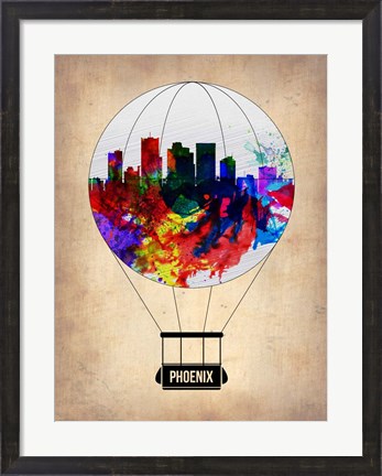 Framed Phoenix Air Balloon 2 Print