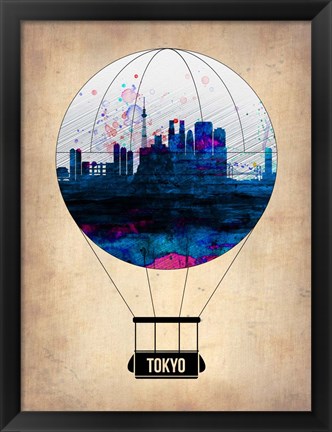 Framed Tokyo Air Balloon Print