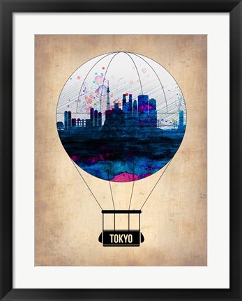 Framed Tokyo Air Balloon Print