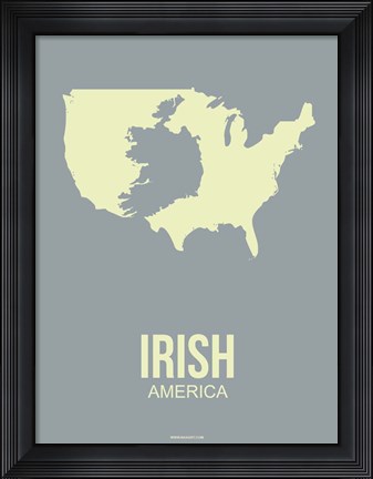 Framed Irish America 1 Print