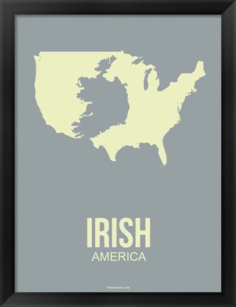 Framed Irish America 1 Print