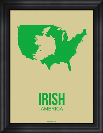 Framed Irish America 2 Print