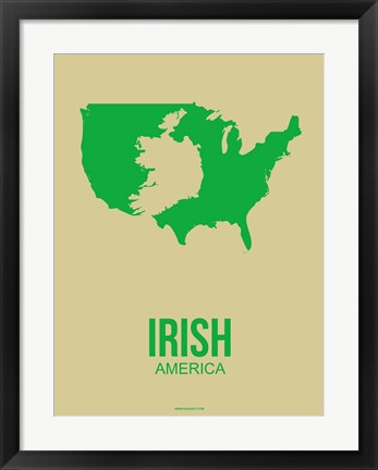 Framed Irish America 2 Print