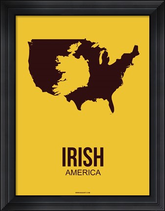 Framed Irish America 3 Print