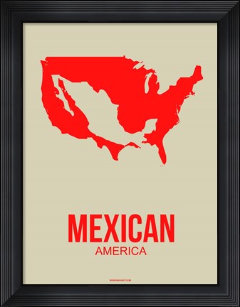 Framed Mexican America 1 Print