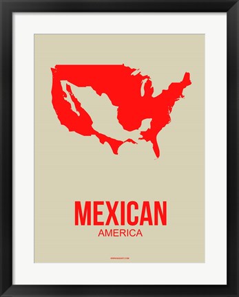 Framed Mexican America 1 Print