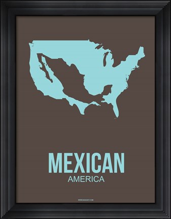 Framed Mexican America 2 Print
