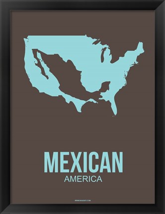 Framed Mexican America 2 Print