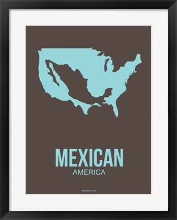 Framed Mexican America 2 Print