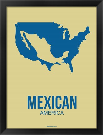 Framed Mexican America 3 Print