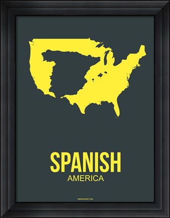 Framed Spanish America 1 Print