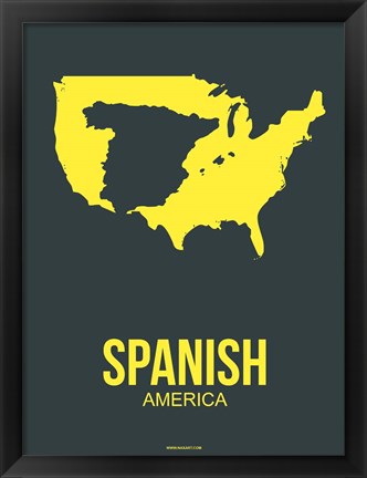 Framed Spanish America 1 Print