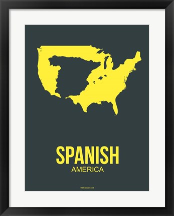 Framed Spanish America 1 Print