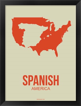 Framed Spanish America 2 Print