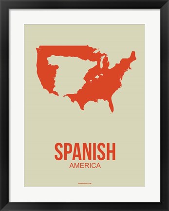 Framed Spanish America 2 Print