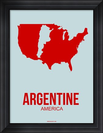 Framed Argentine America 1 Print
