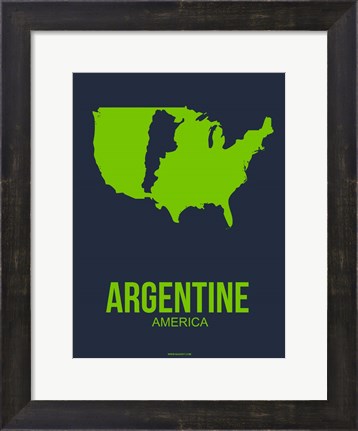 Framed Argentine America 2 Print
