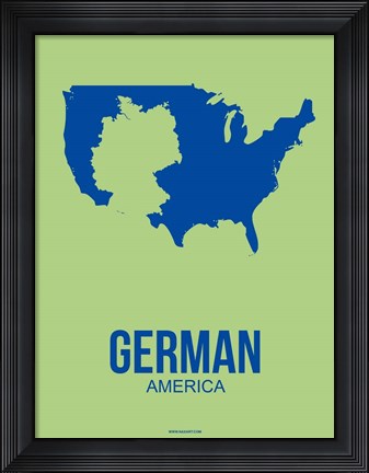 Framed German America 1 Print