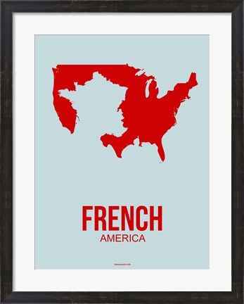 Framed French America 1 Print