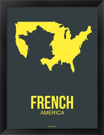 Framed French America 2 Print