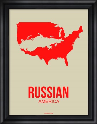 Framed Russian America 1 Print