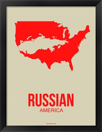 Framed Russian America 1 Print