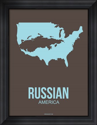 Framed Russian America 2 Print
