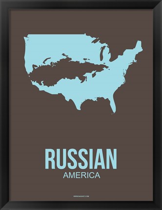 Framed Russian America 2 Print