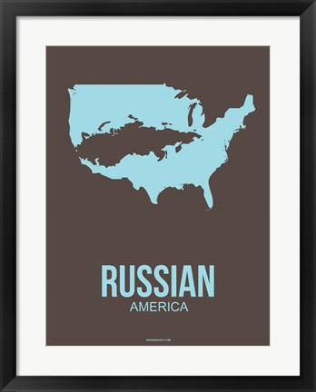 Framed Russian America 2 Print