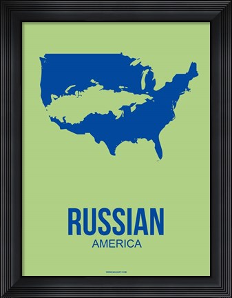Framed Russian America 3 Print