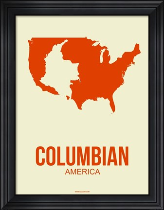 Framed Columbian America 1 Print