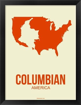 Framed Columbian America 1 Print