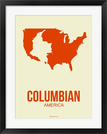 Framed Columbian America 1 Print