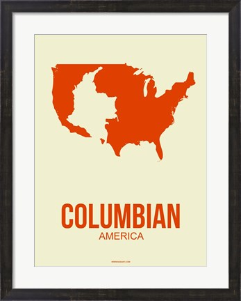 Framed Columbian America 1 Print