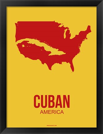 Framed Cuban America 1 Print