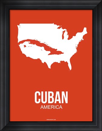 Framed Cuban America 2 Print