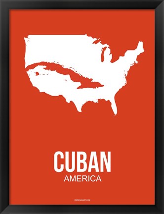 Framed Cuban America 2 Print