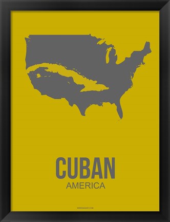 Framed Cuban America 3 Print