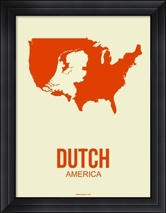Framed Dutch America 1 Print