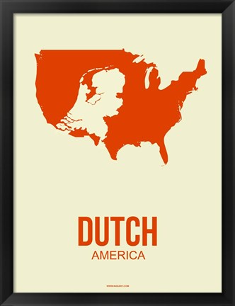 Framed Dutch America 1 Print