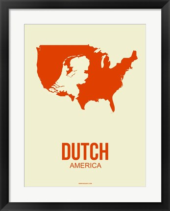 Framed Dutch America 1 Print