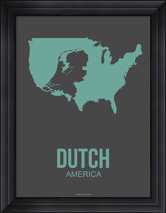 Framed Dutch America 2 Print