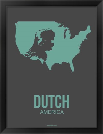 Framed Dutch America 2 Print